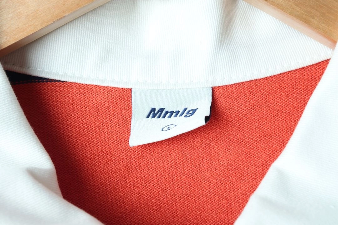 (S-M) 엠엠엘지 카라 긴팔티셔츠 스트라이프 럭비 이미지
