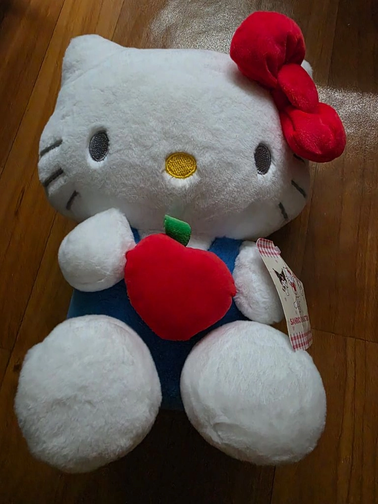 헬로키티 사과 인형 이미지
