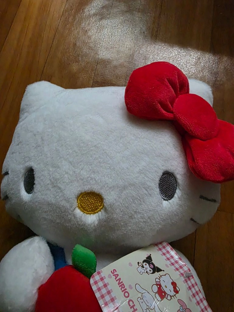 헬로키티 사과 인형 이미지