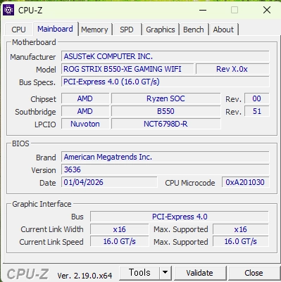 ASUS ROG STRIX B550-XE GAMING WIFI+윈도우 포함 이미지