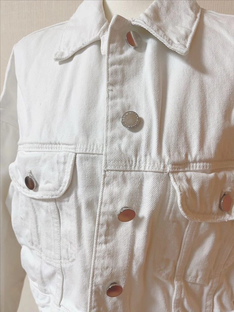 ZARA 자라 화이트데님자켓 이미지