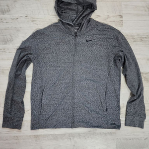 NIKE DRIFIT 나이키 드라이핏 후드집업 그레이 L(100~105) 차콜색 이미지