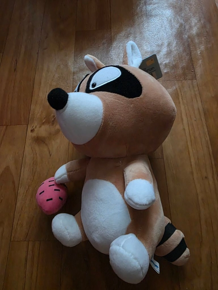 보노보노 너부리 봉제인형 딸기 소품포함 이미지