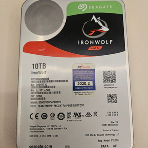 seagate ironwolf hdd 10t 이미지