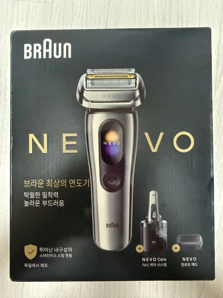 미사용) 브라운 면도기 네보 NEVO 프로컴포트헤드 세트, 11300C 이미지