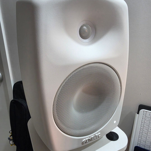 Genelec 제네렉 G4 G Four 2개 + 블루사운드 노드 아이콘 Node Icon + 플로어 스탠드 팝니다 이미지