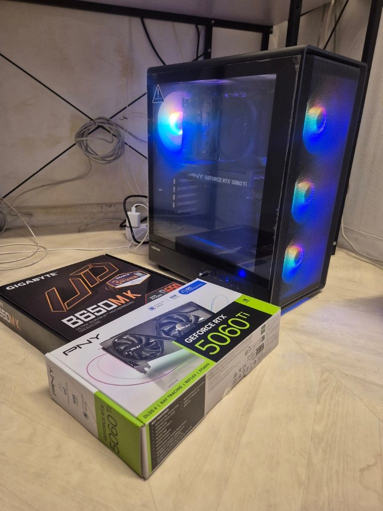 라이젠 7800X3D RTX5060Ti 1TB 게이밍 본체 - 안심되는 중고거래