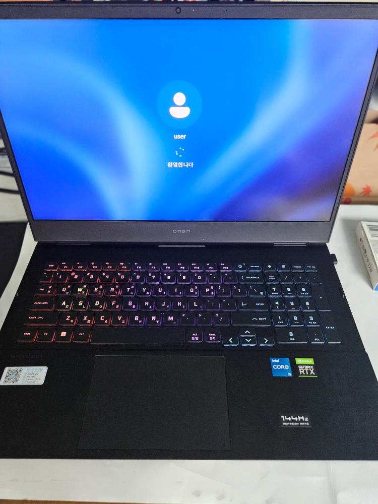 hp omen 12500h rtx3050 16인치 게이밍 노트북 - 안심되는 중고거래