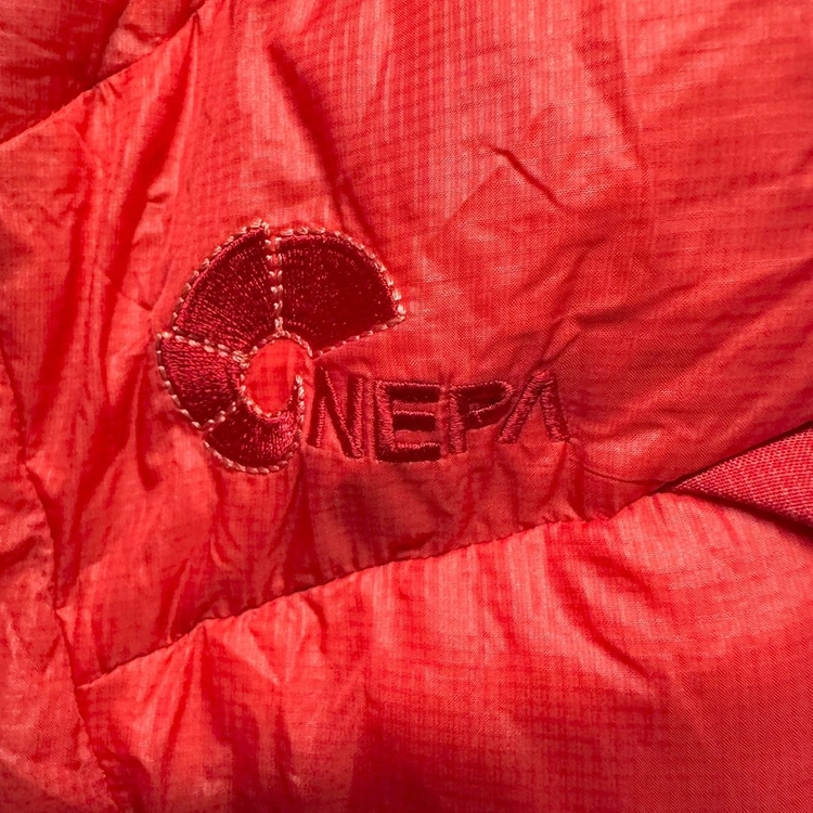네파 NEPA 구스다운 패딩조끼 다운베스트 경량 조끼 패딩베스트 퀼팅 정품 오렌지 여성 L 이미지