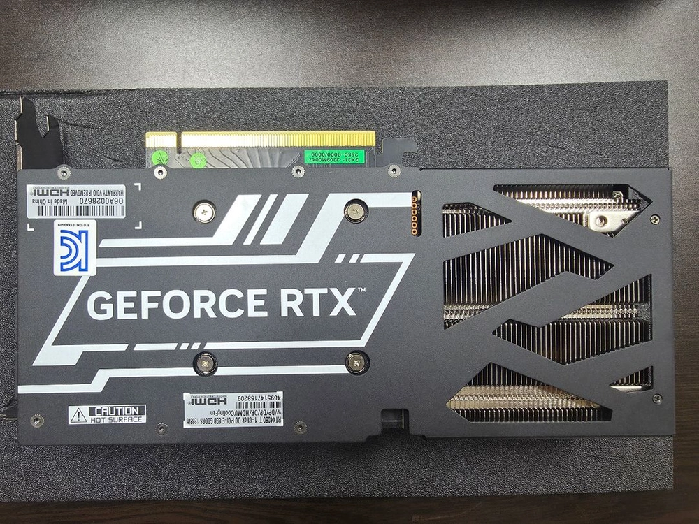 [풀박스] 갤럭시 GALAX 지포스 RTX 4060 Ti 1-Click OC 8GB 이미지