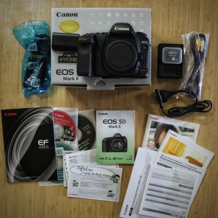 캐논 정품 5d mark2 오두막 상태 좋음 풀박스 5d mark ii - 안심되는 중고거래
