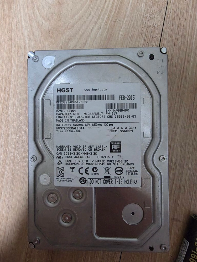 sata sas 하드디스크 hdd 4tb 6tb 8tb 10tb 판매합니다 이미지