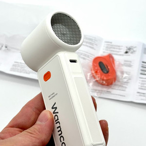 새상품 Warmco H1 15000RPM 100단 터보 휴대용 선풍기 5000mAh 화이트 이미지