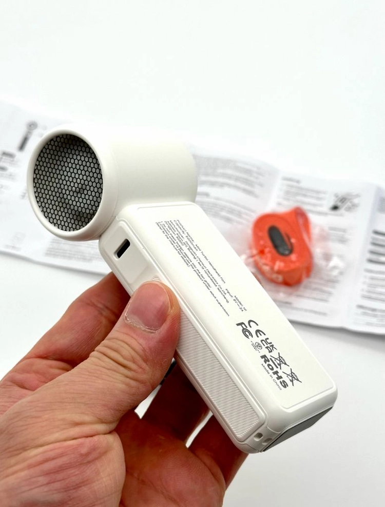 새상품 Warmco H1 15000RPM 100단 터보 휴대용 선풍기 5000mAh 화이트 이미지