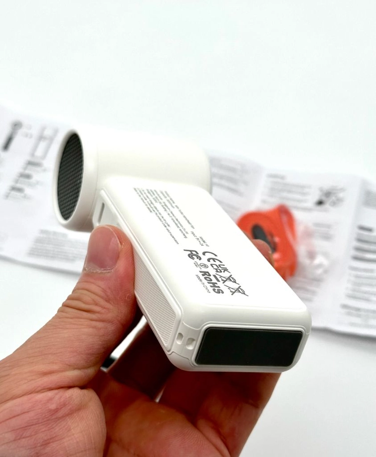새상품 Warmco H1 15000RPM 100단 터보 휴대용 선풍기 5000mAh 화이트 이미지