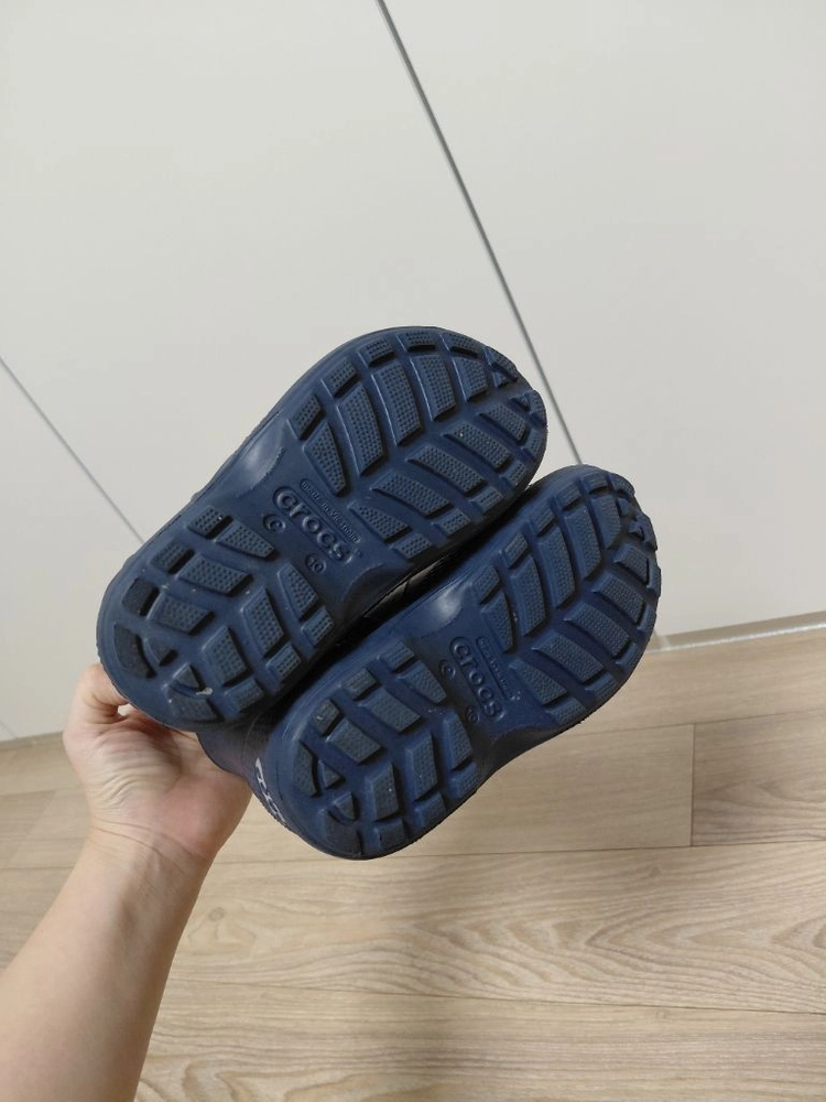 세탁완료) 165 크록스 키즈 c10 장화 이미지