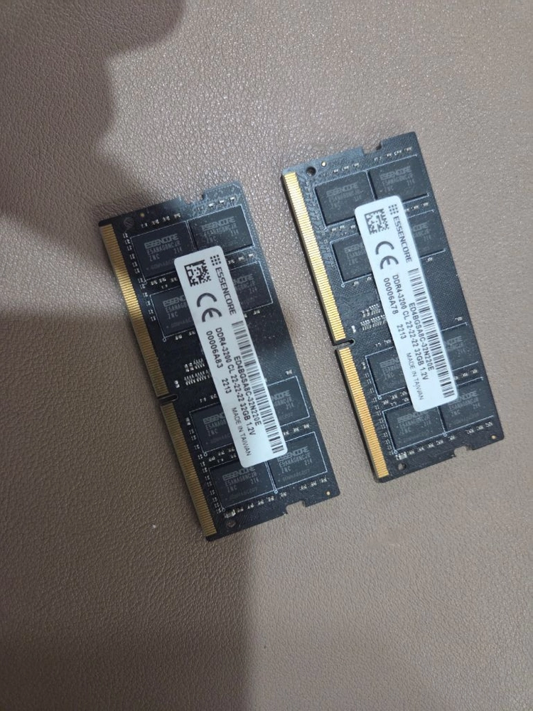 DDR4 노트북 램 64GB (32GBx2) 팝니다. 3200mhz 이미지