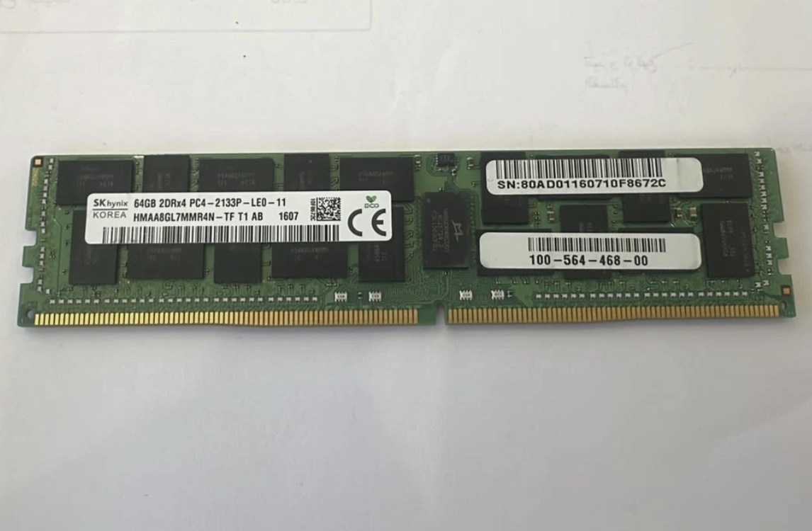 SK하이닉스 서버용 DDR4 64GB 2133MHz PC4-17000 ECC RDIMM 판매합니다 이미지