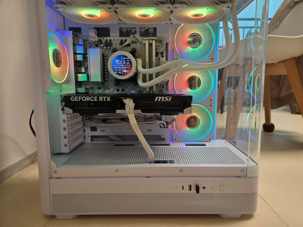 9800x3d, b850m, rtx 5070ti 고사양 가성비 본체 이미지