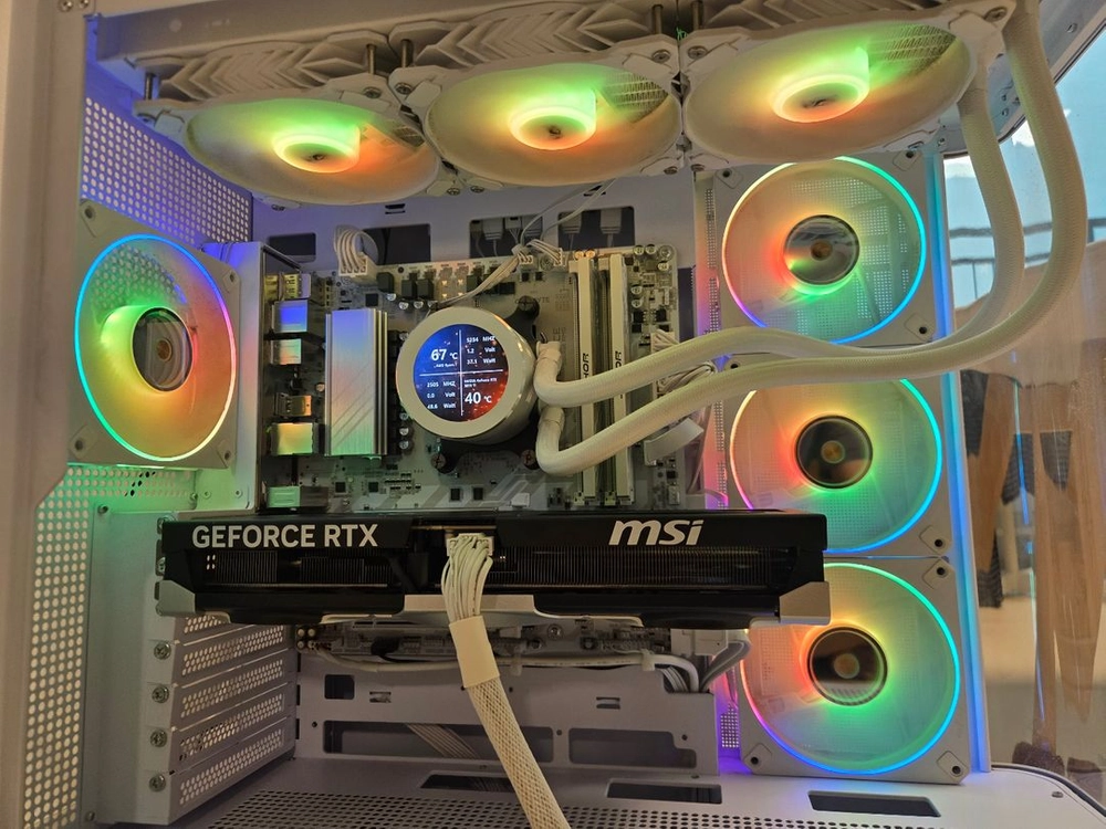 9800x3d, b850m, rtx 5070ti 고사양 가성비 본체 이미지