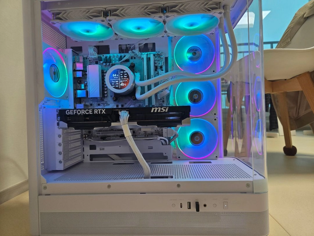 9800x3d, b850m, rtx 5070ti 고사양 가성비 본체 이미지