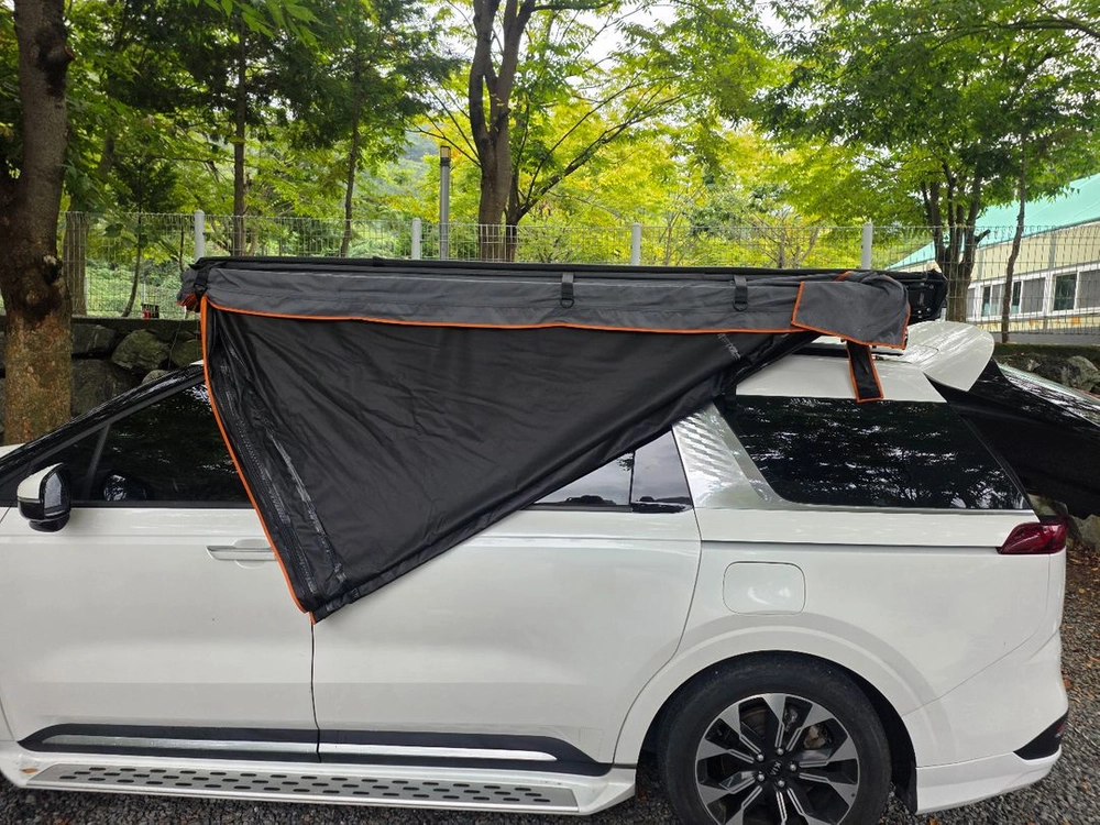피크 PEAK Wing270 270도 어닝 + 어닝월 + 카니발 KA4 유일캐리어 가로바 풀세트 이미지