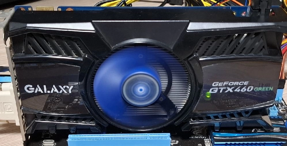 갤럭시 GTX460 GREEN 768MB 그래픽카드 (작동 테스트 완료) GTX460 이미지