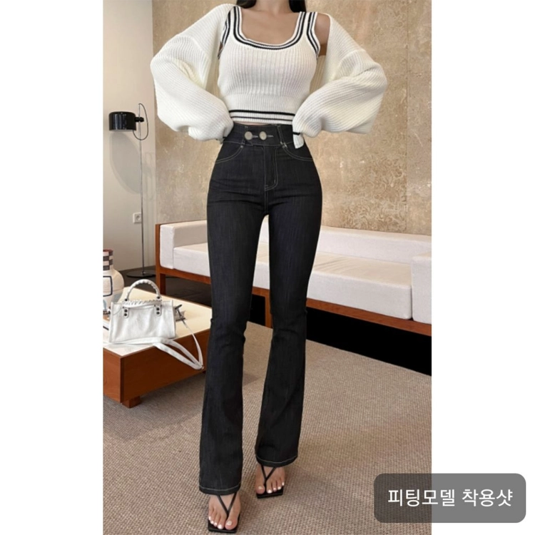 아이보리 볼레로 가디건 세트 (XS/S/M/L/XL, 44/55/66/77/88, 80/85/90/95/100) 이미지