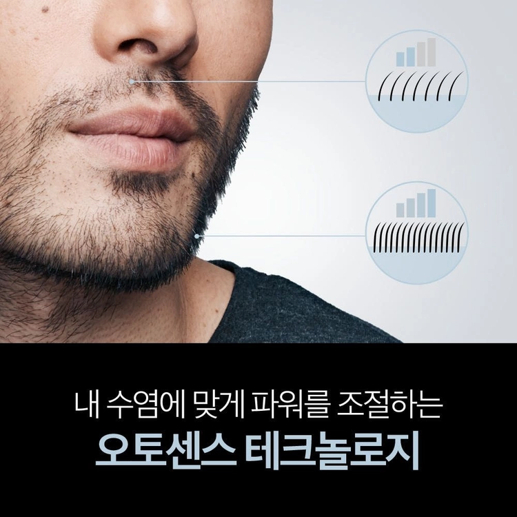 브라운전기면도기 세트 이미지