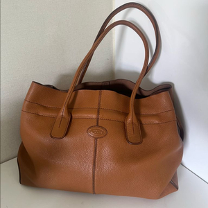 Tods 토즈 가죽 토트백 브라운 이미지