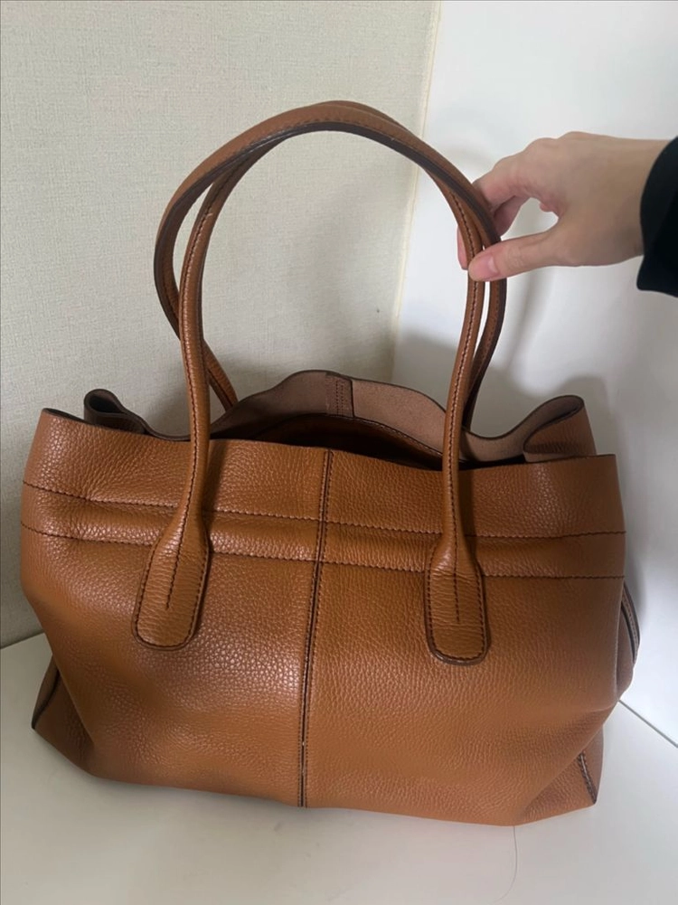 Tods 토즈 가죽 토트백 브라운 이미지