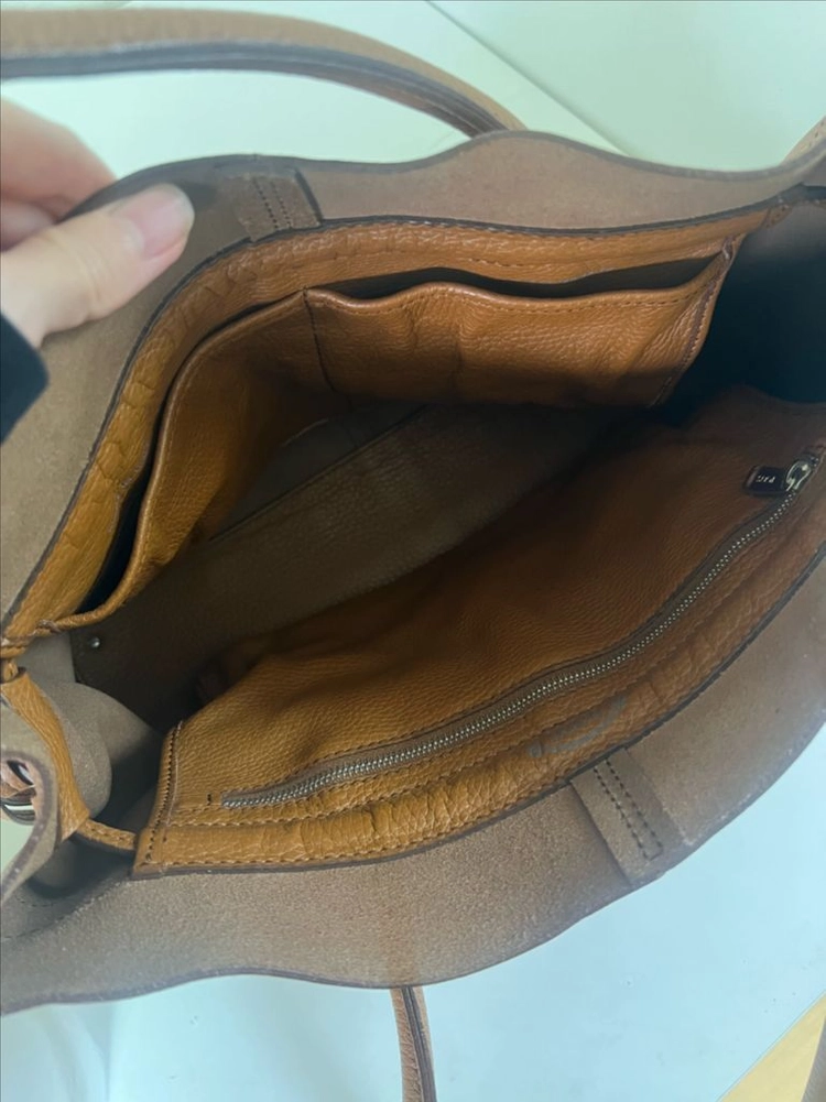 Tods 토즈 가죽 토트백 브라운 이미지