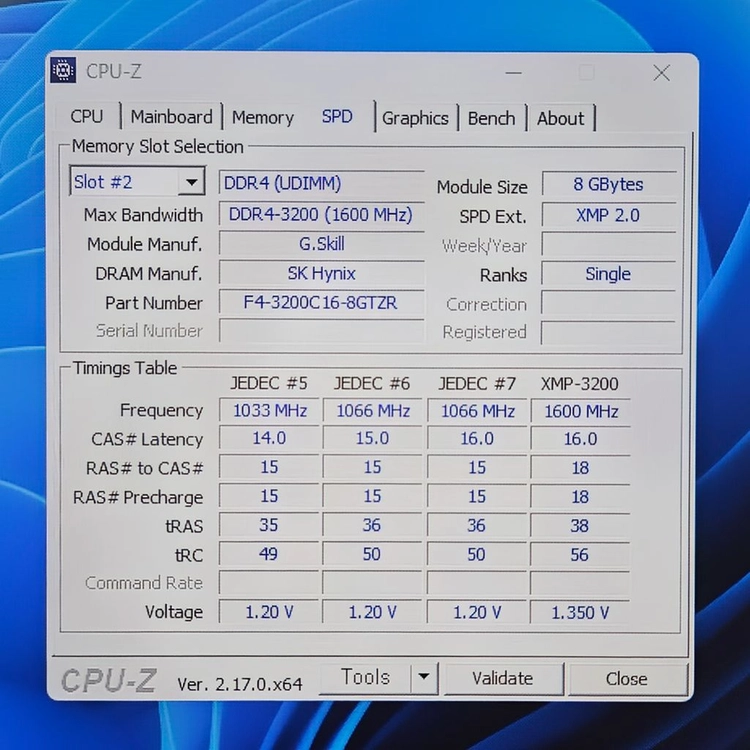G.SKILL DDR4-3200 CL16 TRIDENT Z RGB 패키지 (16GB(8Gx2)) 이미지