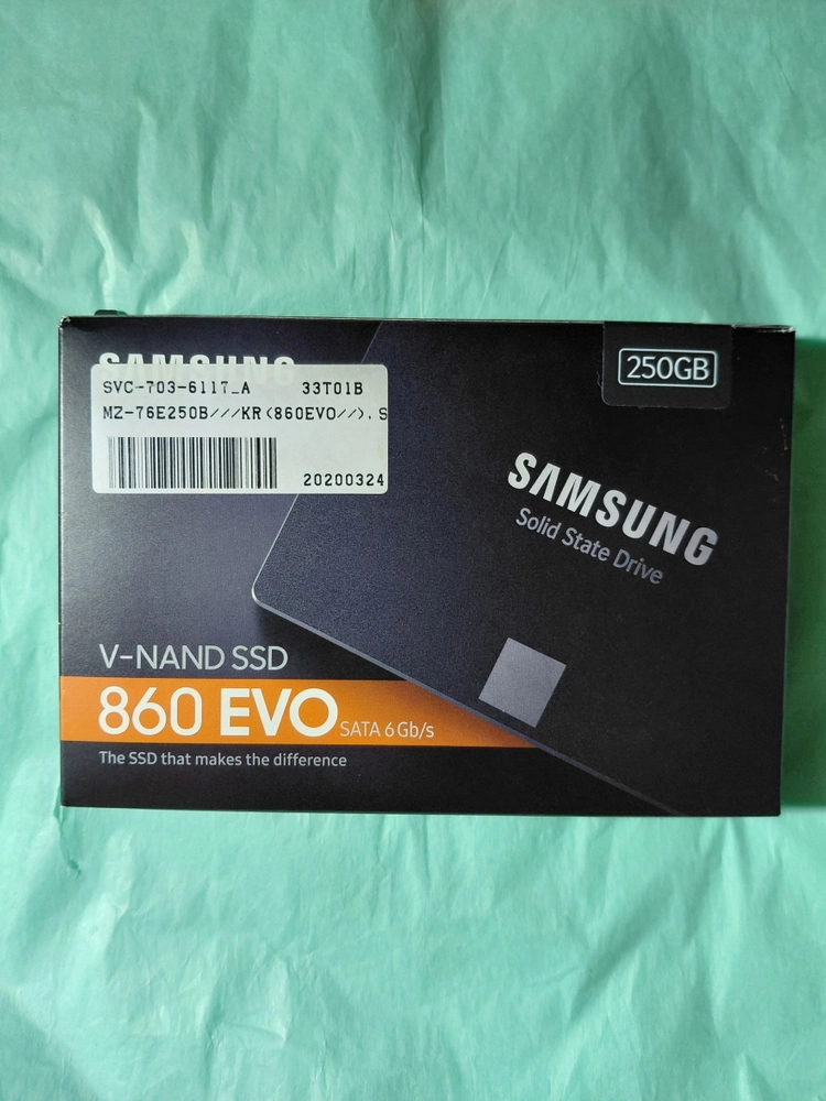 삼성전자 D램탑재 860 EVO V-NAND SSD 250GB 198시간 이미지