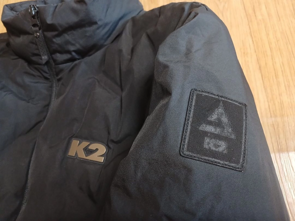 K2(정품) 남성 구스 다운 패딩 자켓 (블랙) (100~105) (깨끗하고 좋아요) 이미지