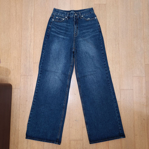 (미착용) NAVY BURST 와이드 데님팬츠 M 이미지