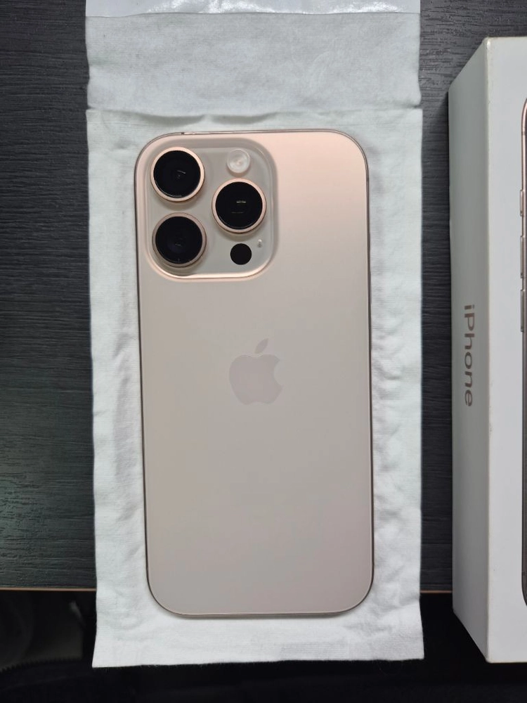 아이폰16프로 128GB 데저트티타늄 이미지