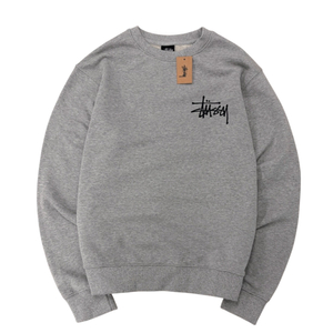 stussy스투시 베이식 크루넥 맨투맨 새상품 (M/그레이) 이미지