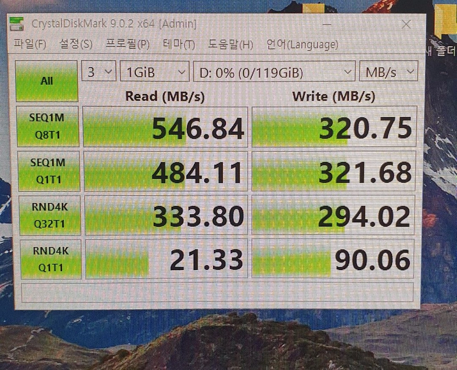 SK하이닉스 M.2 sata ssd 양면 128gb 이미지