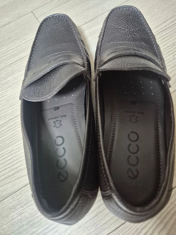 ecco 에코 로퍼 다크브라운 남성로퍼 40 (255) 이미지