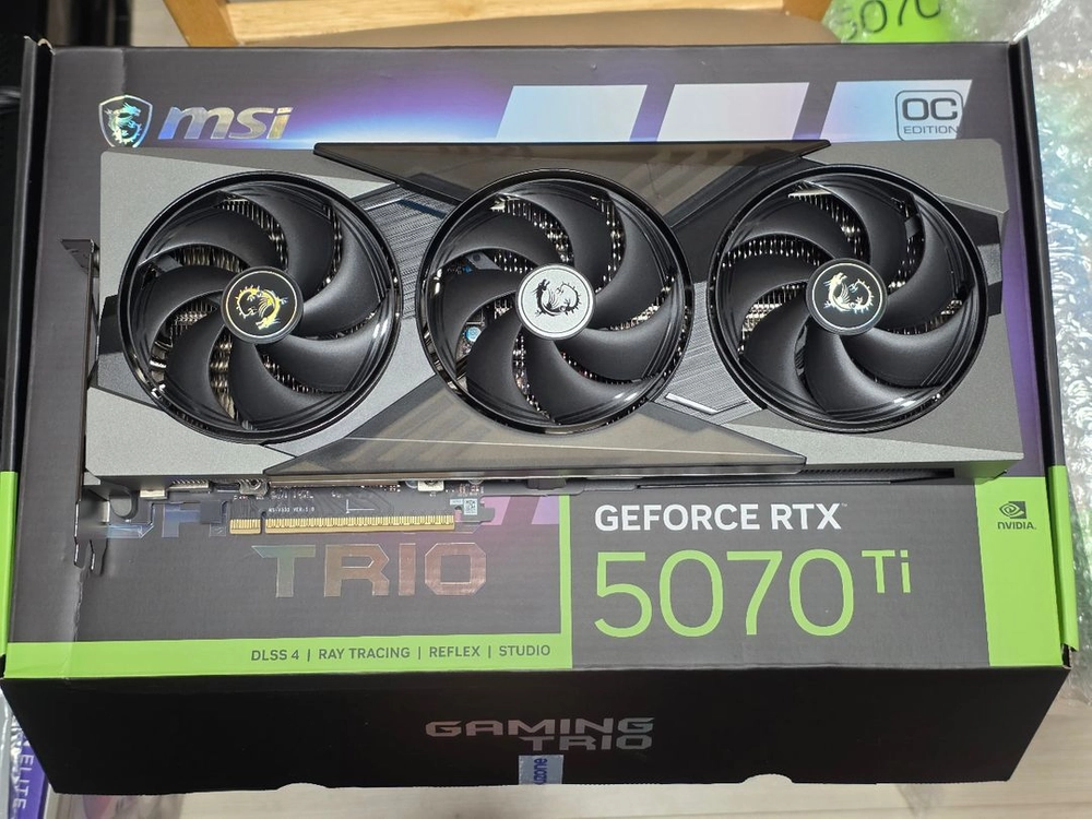 msi rtx 5070ti 트리오 팝니다 - 안심되는 중고거래