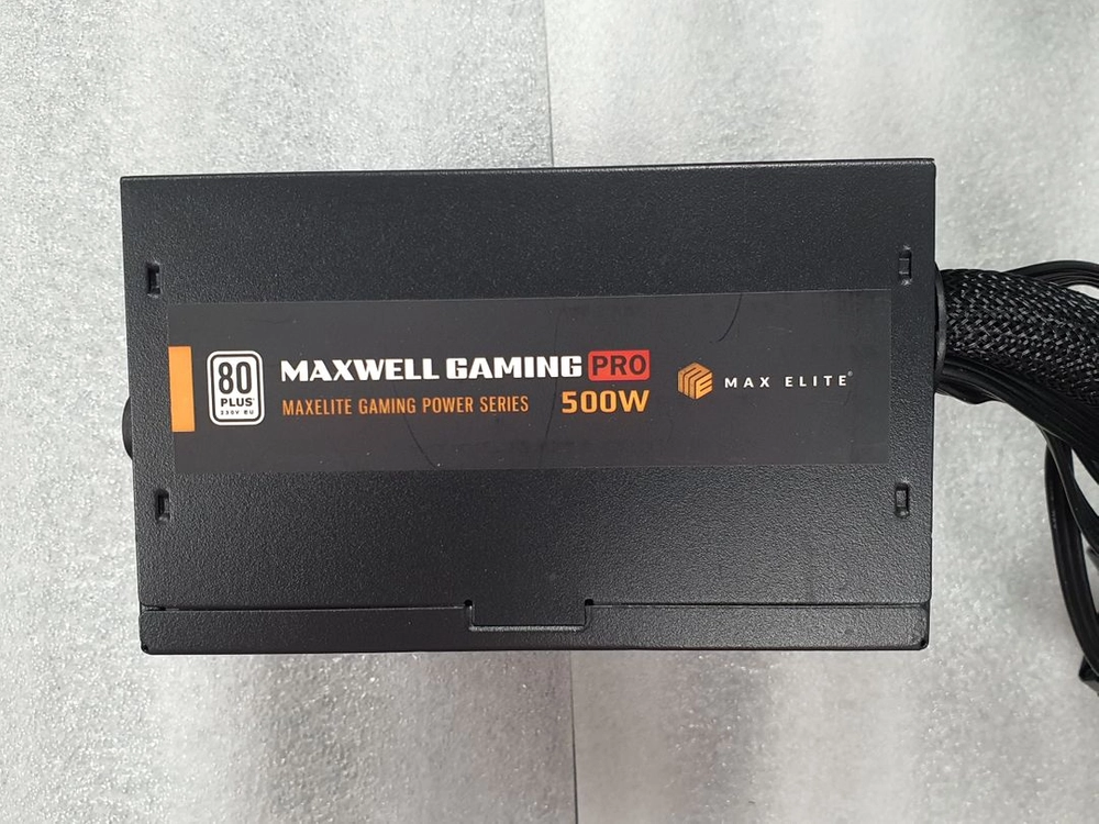 컴퓨터 파워 500W 맥스엘리트 MAXWELL PRIMO 500W 80PLUS스탠다드 플랫 이미지