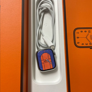 애플워치8에르메스 41mm 실버 애플케어+ 이미지