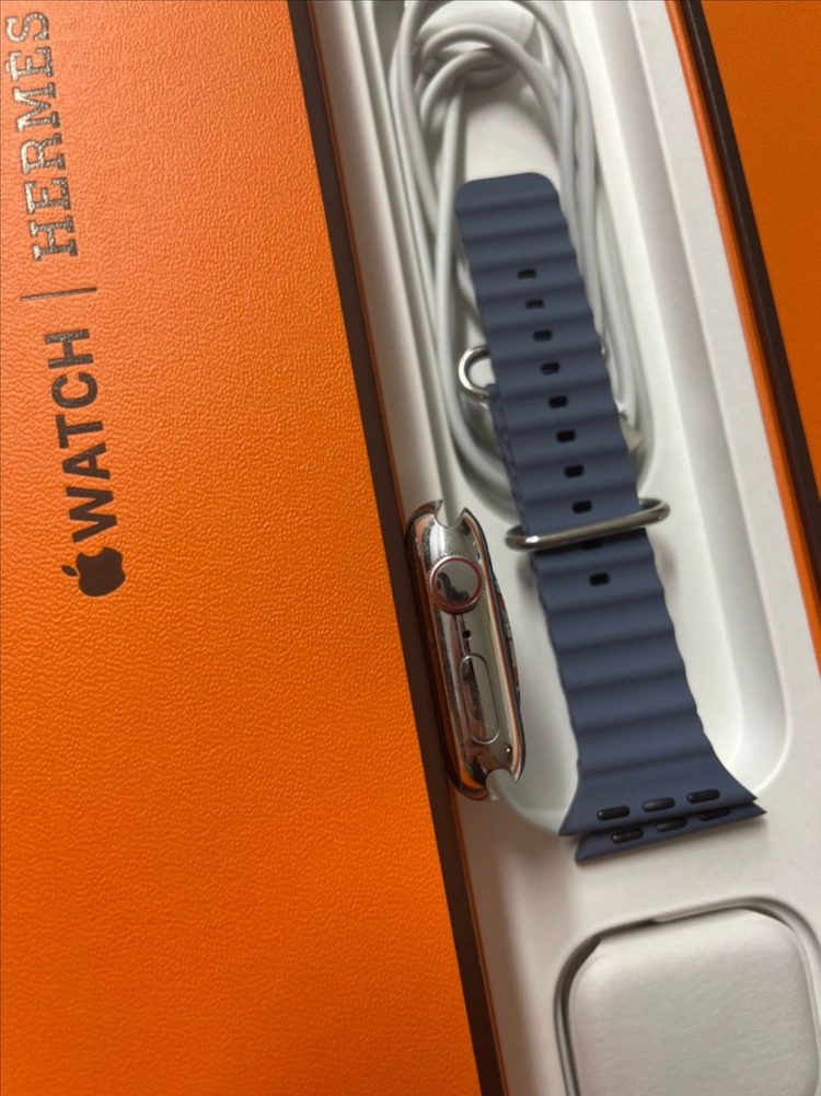 애플워치8에르메스 41mm 실버 애플케어+ 이미지