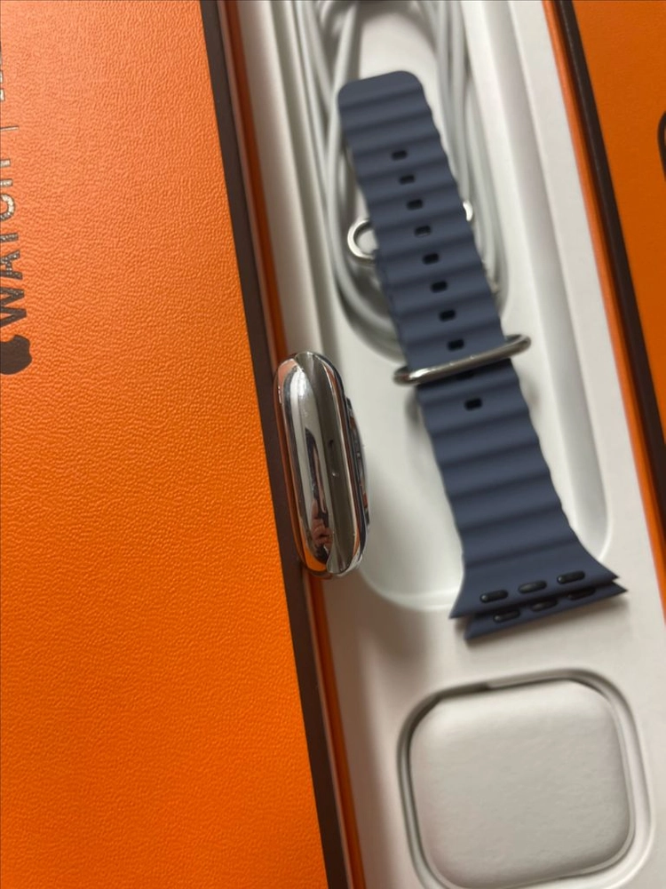 애플워치8에르메스 41mm 실버 애플케어+ 이미지