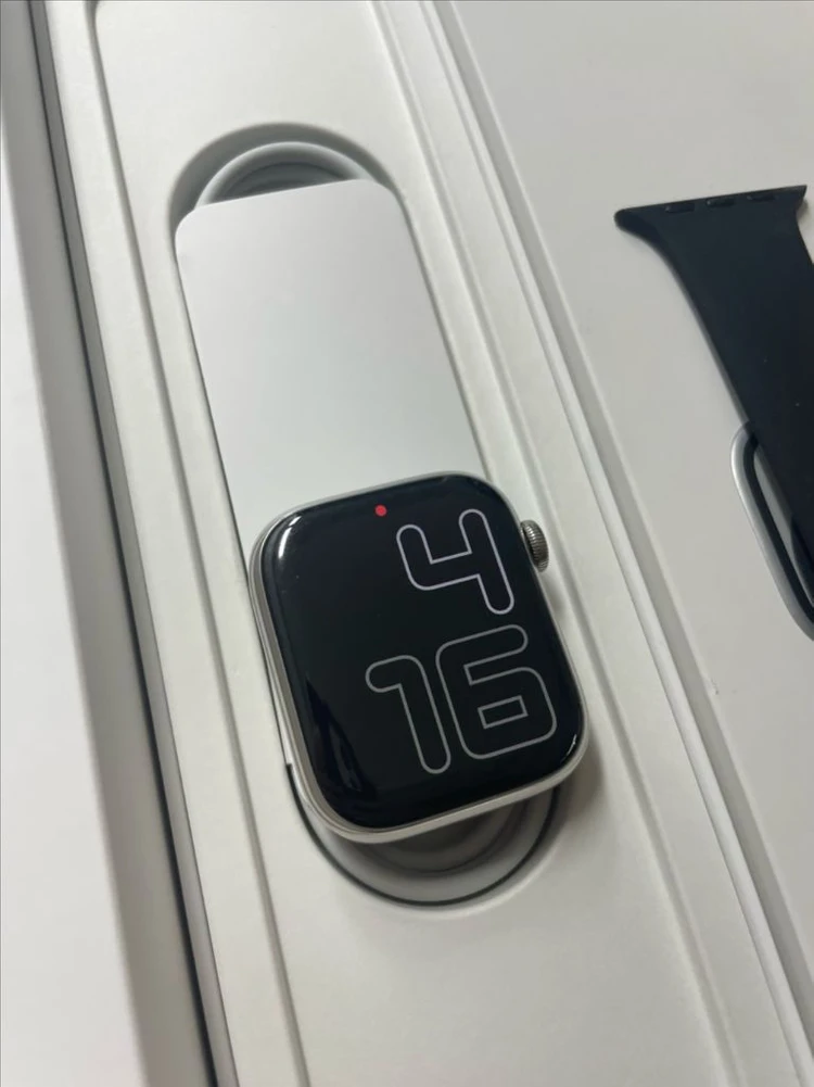 애플워치8스테인리스 45mm 실버 SS급 이미지