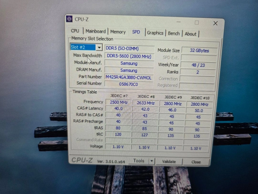 삼성 DDR5 5600MHz 노트북 램 64GB (32GB 2개) 판매합니다 이미지