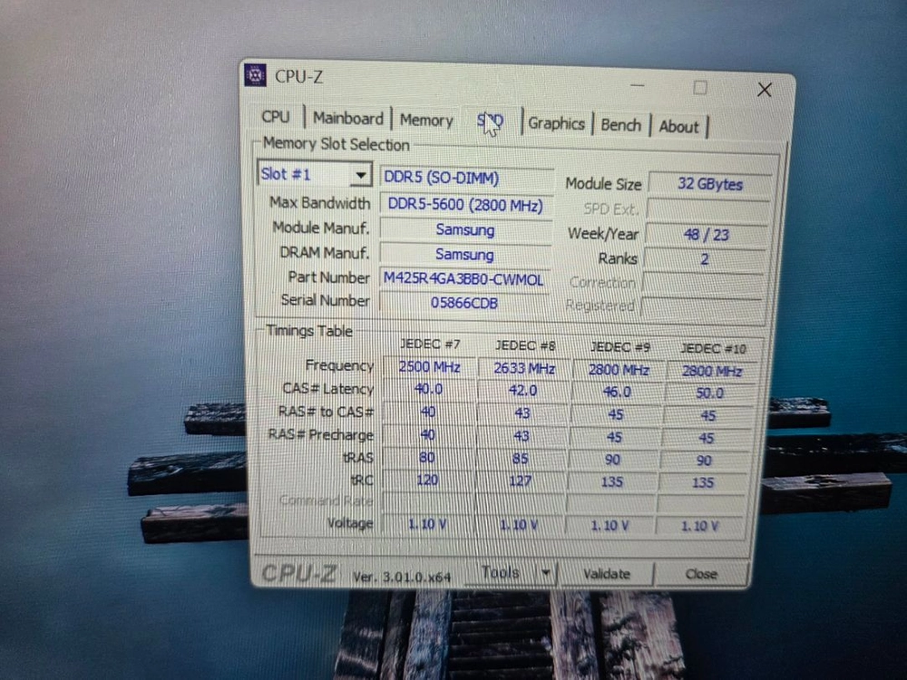 삼성 DDR5 5600MHz 노트북 램 64GB (32GB 2개) 판매합니다 이미지