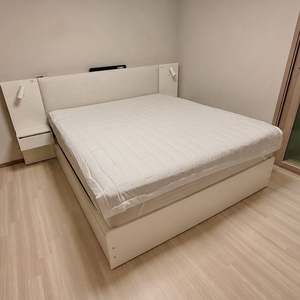 라지킹(LK) 호텔식 침대 프레임+협탁2개 세트 (매트리스미포함) 이미지