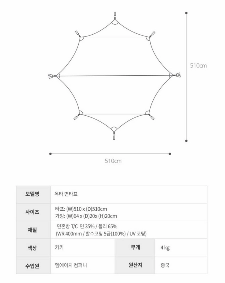 테르보 옥타 면타프 이미지